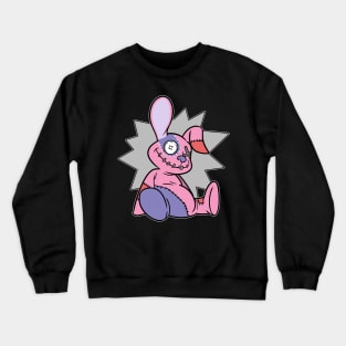 Pastel Goth Voodoo Doll Bunny Kawaii Crewneck Sweatshirt